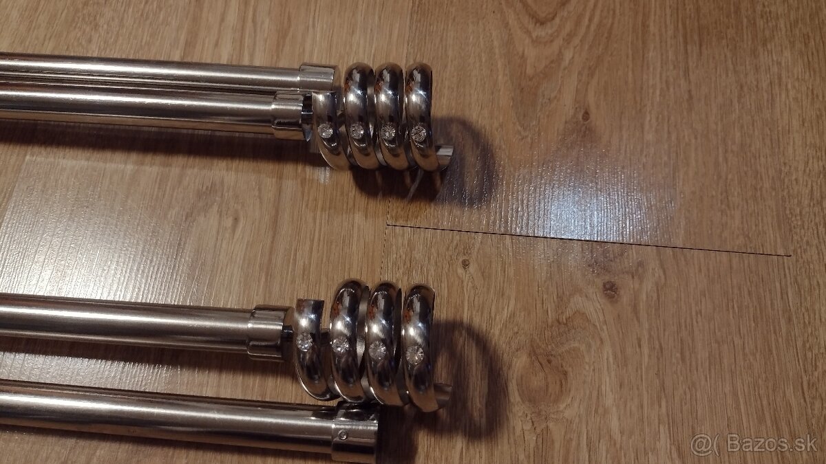 Kovová garníža 2-radová nerez - 2