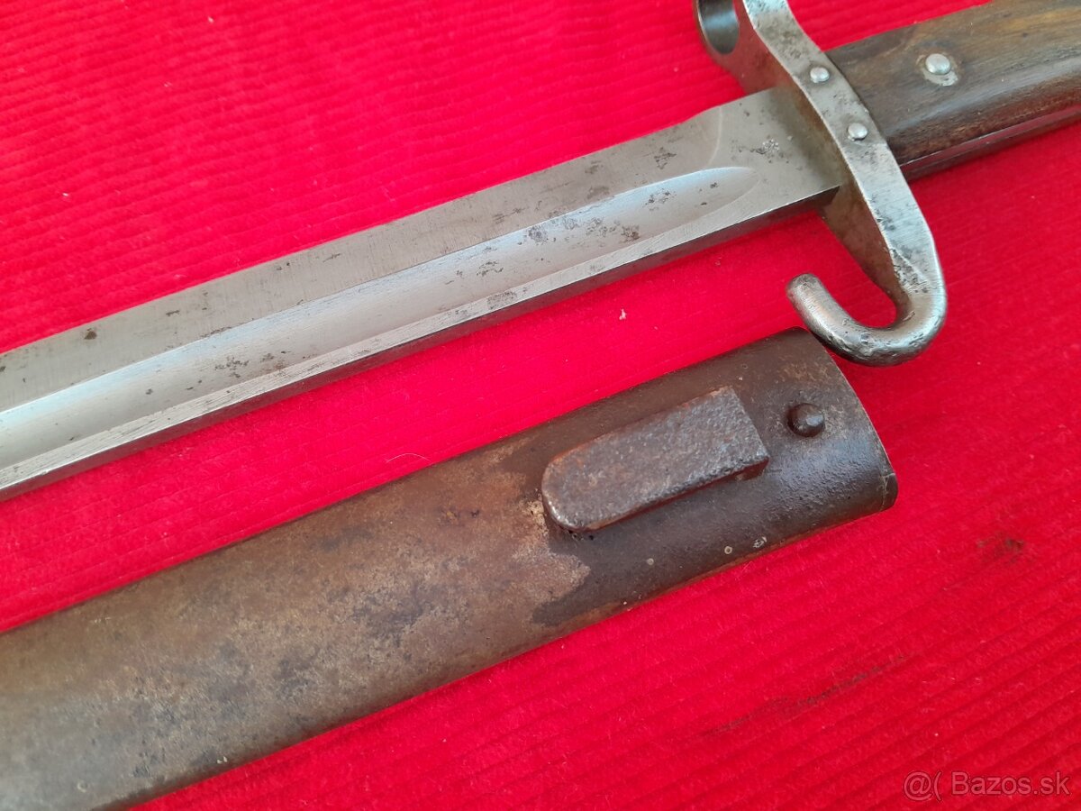 Bodák Mannlicher 1895 poddôstojník ČSR,bodák pre mužstvo. - 2