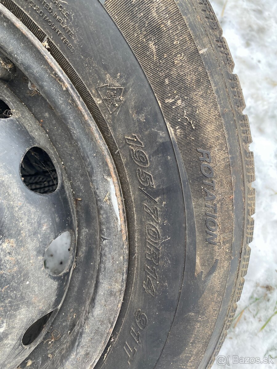 Predám Hlinikové Kolesa R14 195/70 - 2