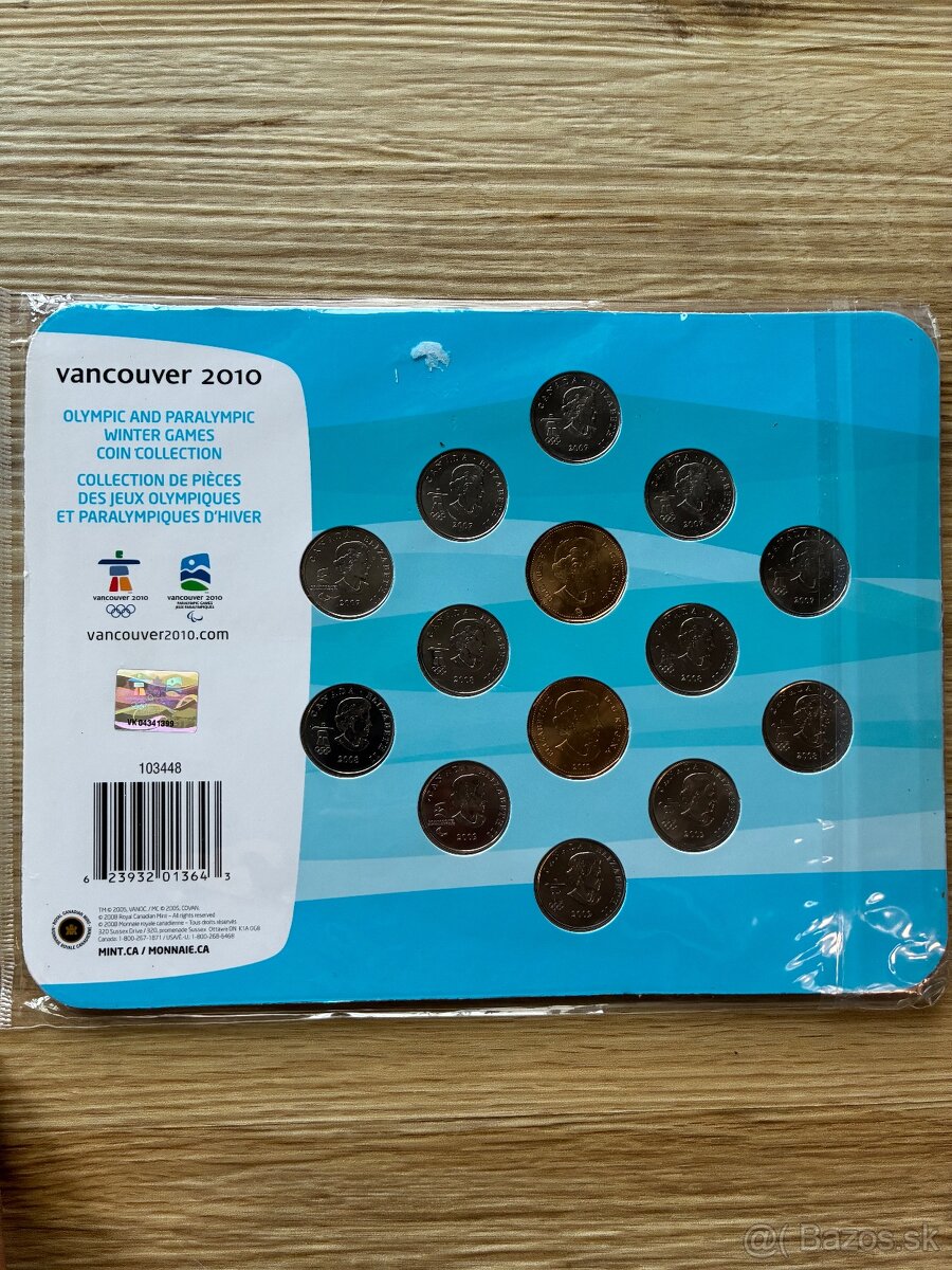 Set minci Vancouver 2010 Olympiáda - 2