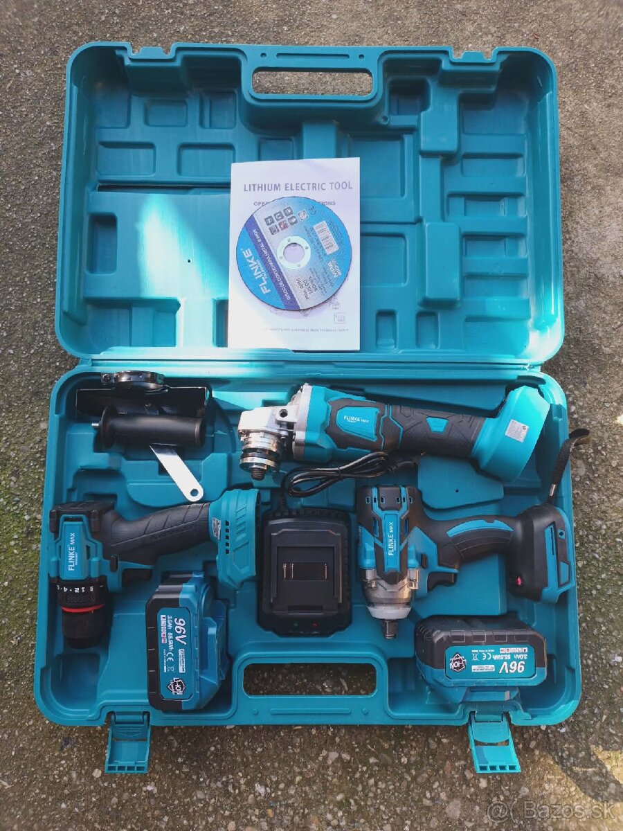 3-dielna Set aku náradie 2x aku - 2