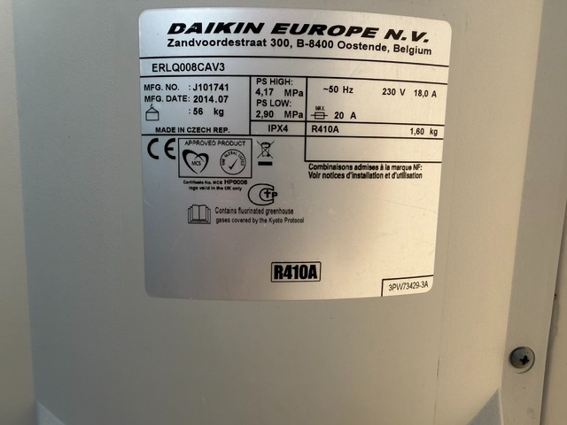 Predám tepelné čerpadlo Daikin - 2