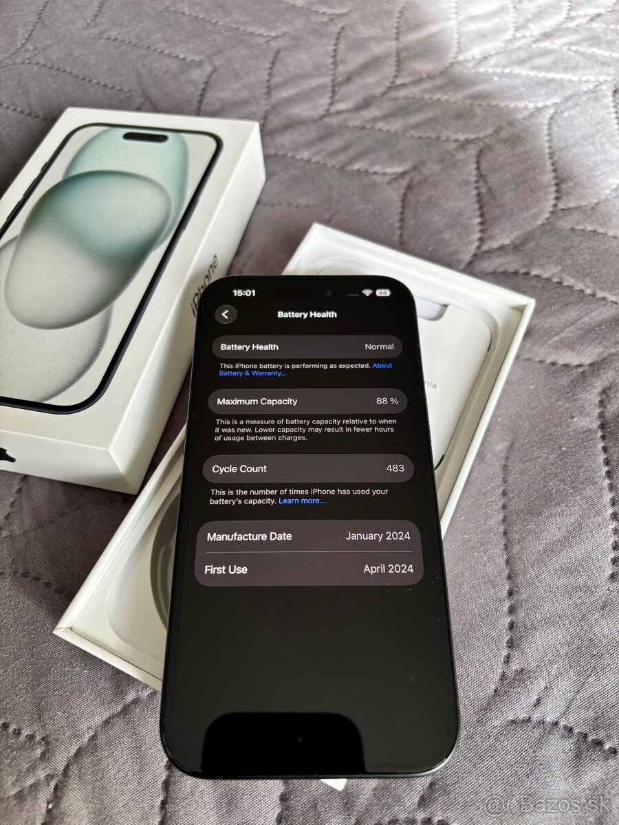 iPhone 15 Black 128GB - 2