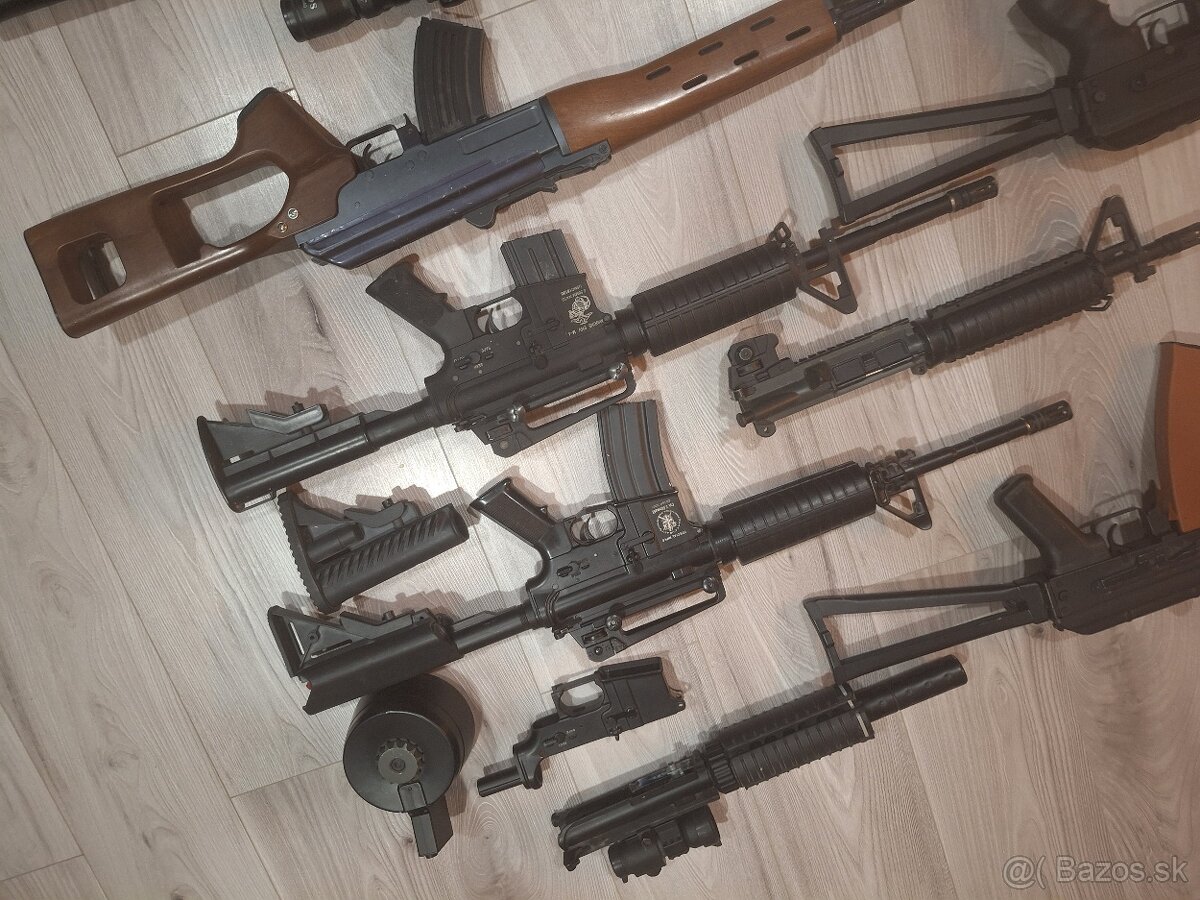 Predam airsoft zbrane AEG AK M4 - 2