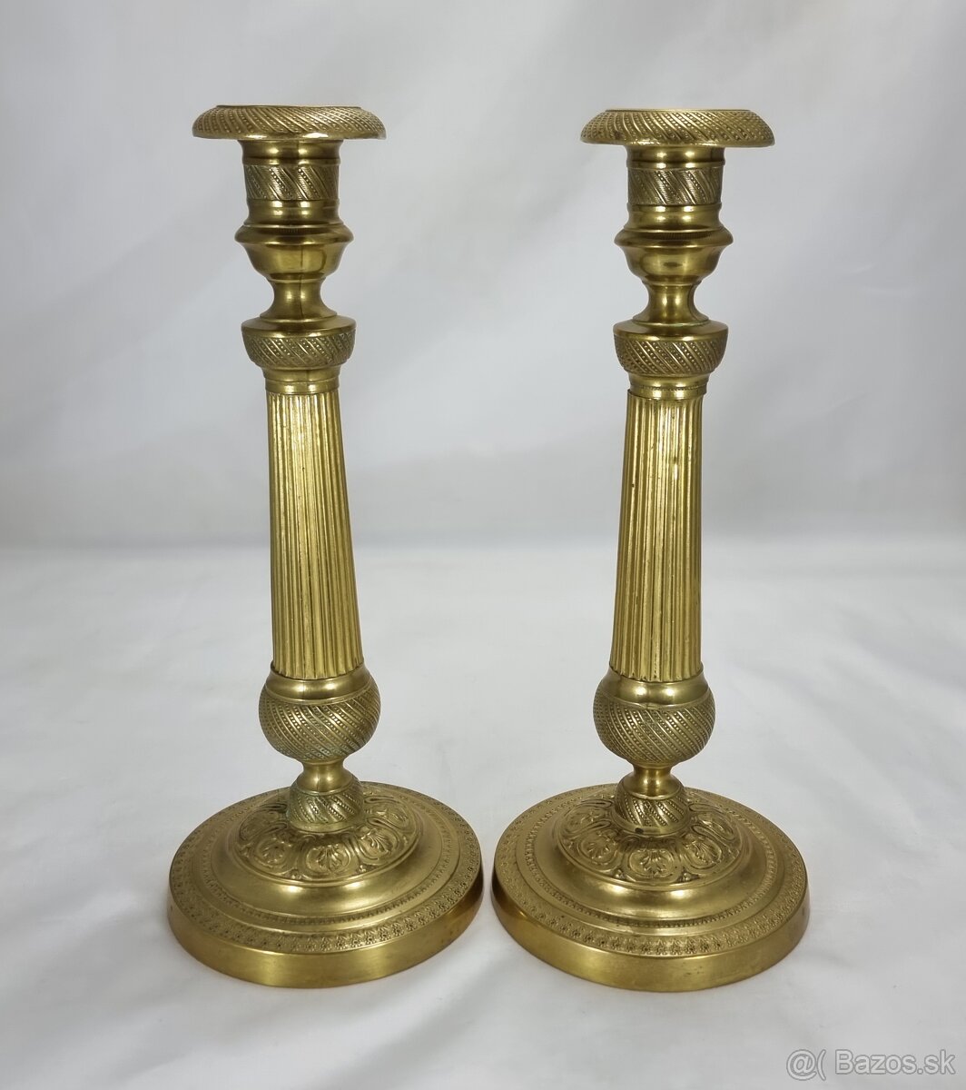 Vyše 200.ročné kaštieľne svietniky - EMPÍR - 2