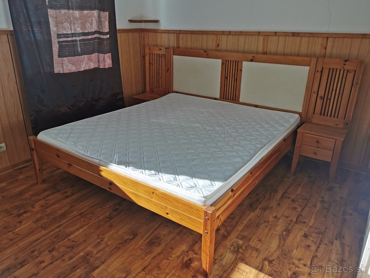 Manželská posteľ z masívu 180x200 - 2