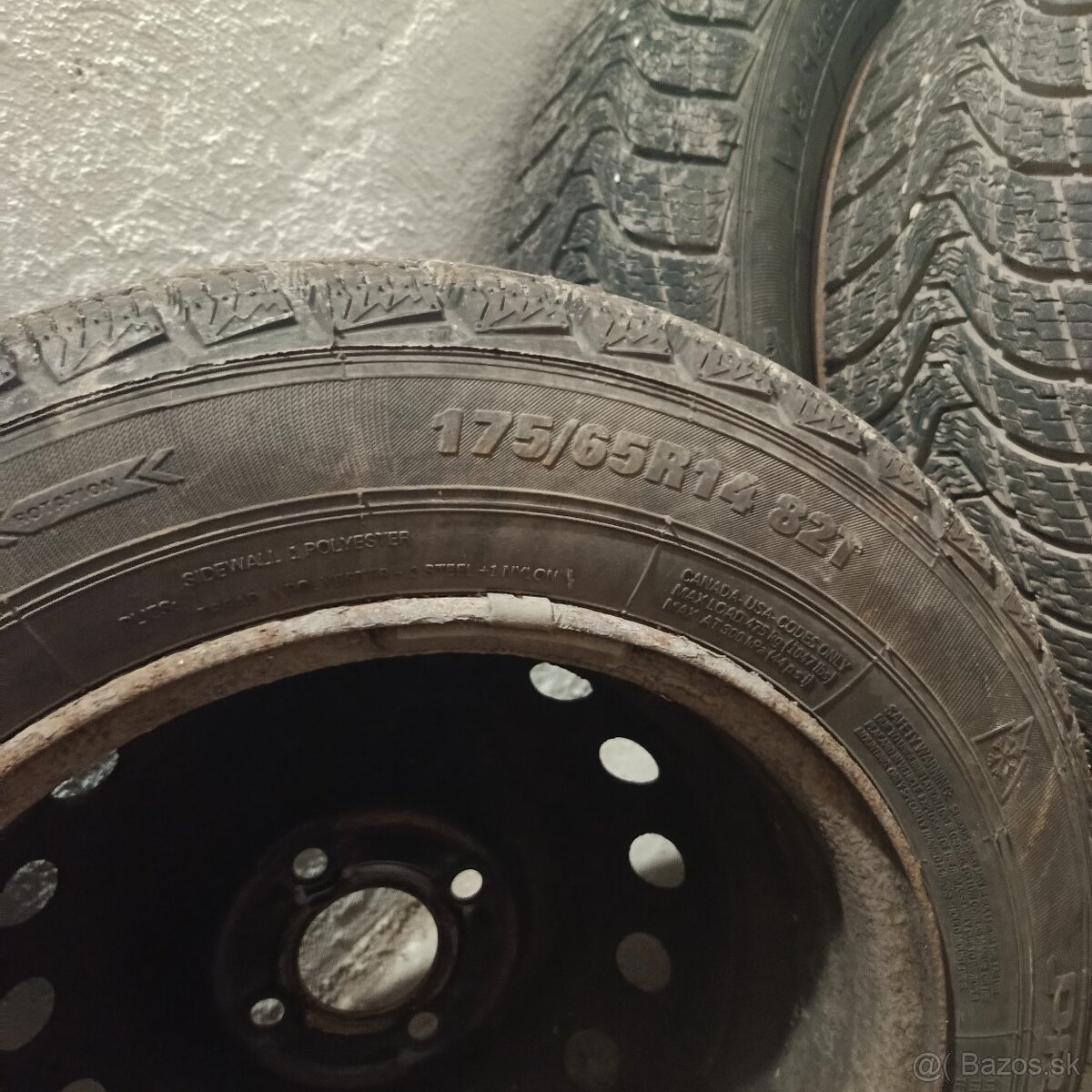 Predám zimné pneumatiky 175/65/R14 - 2