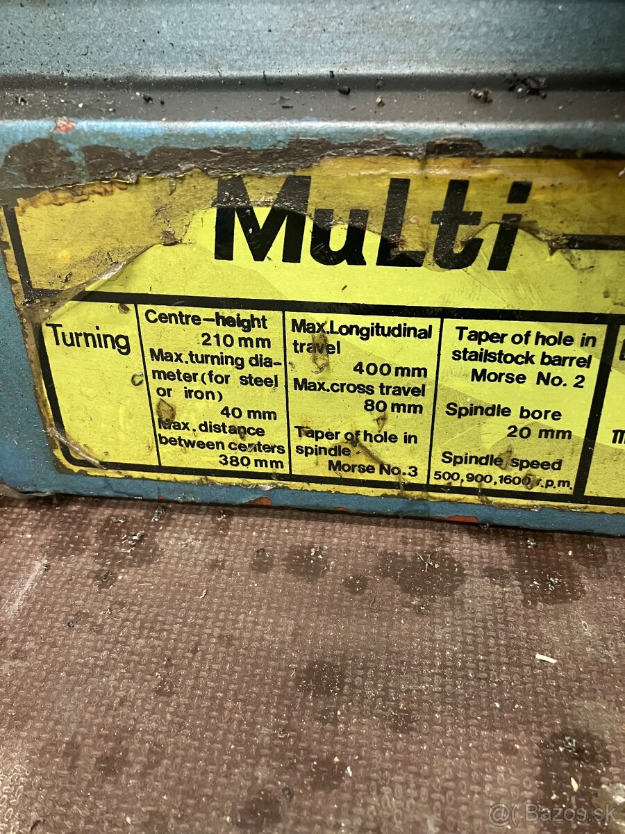 Sústruh s frezkou - 2