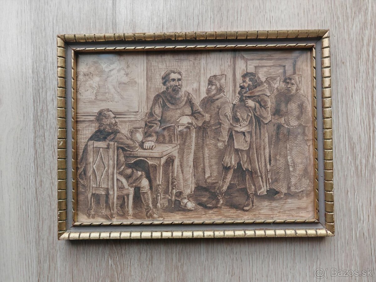 Obrazy cca 70 rokov staré - 2