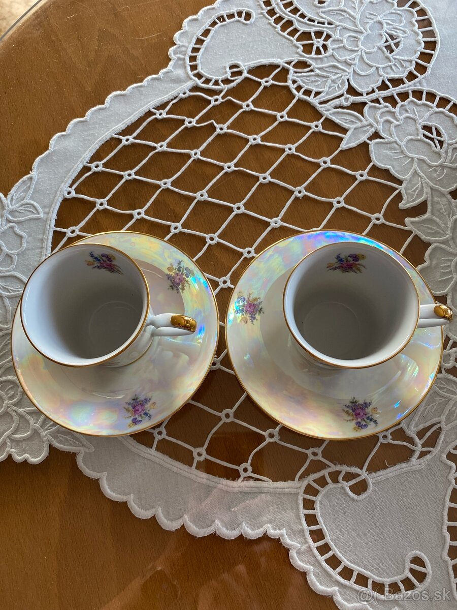 Porcelanove salky retro - 2