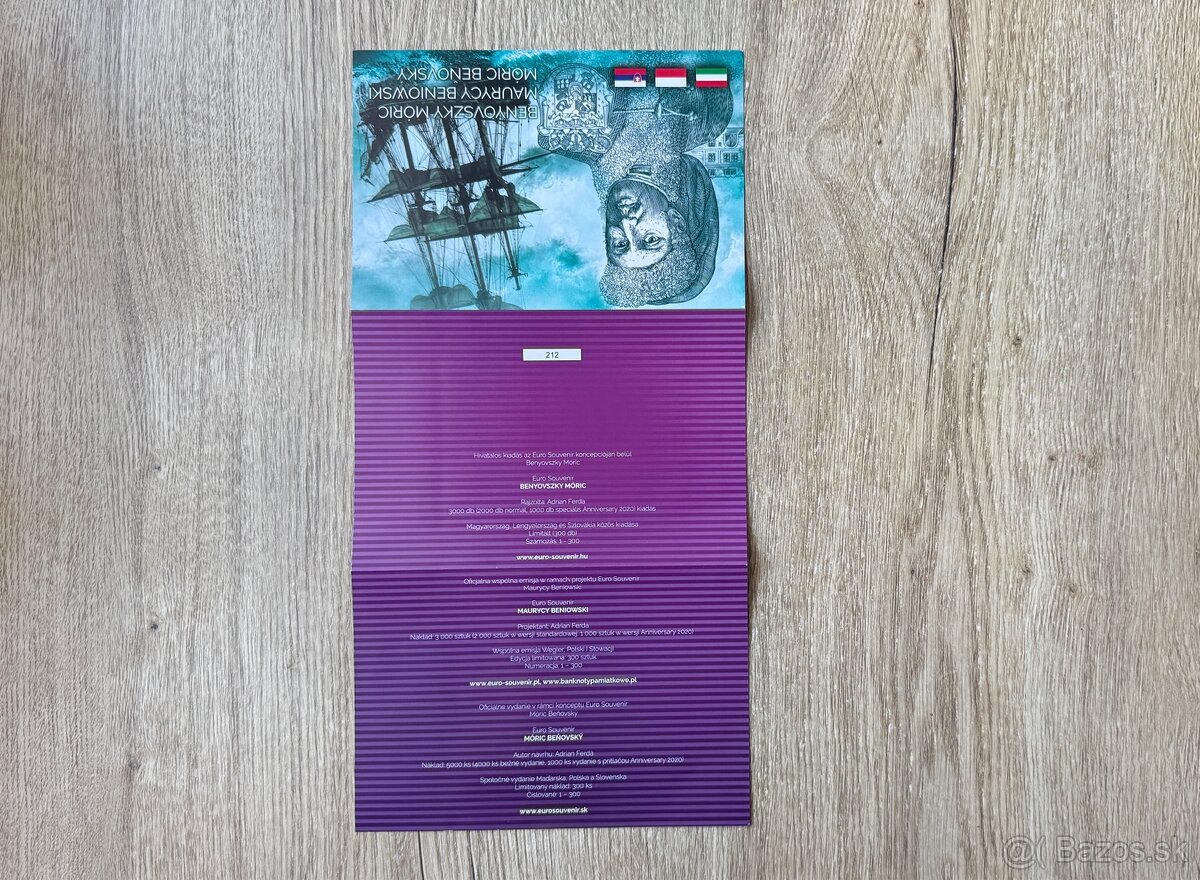 0 Euro Souvenir - Folder Móric - 2