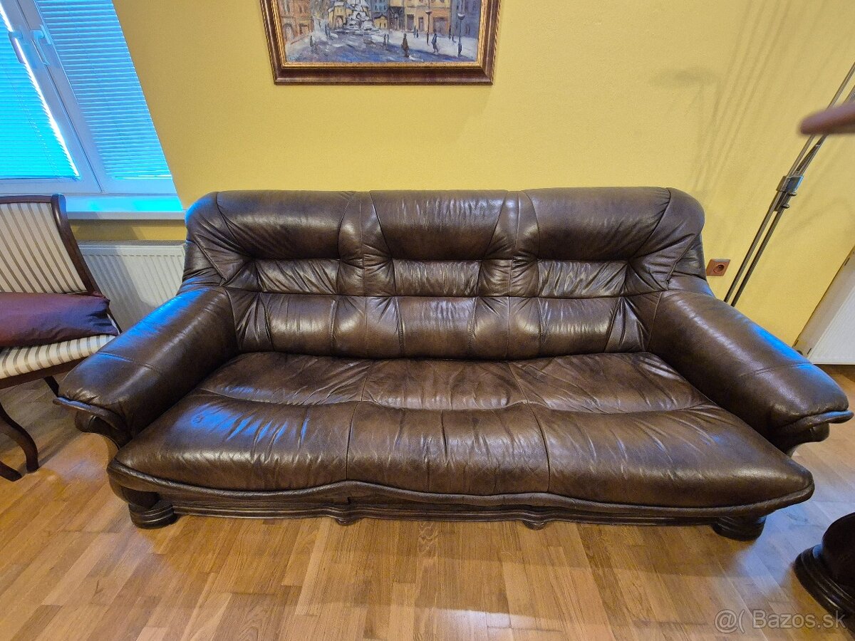 Kozený gauč - 2