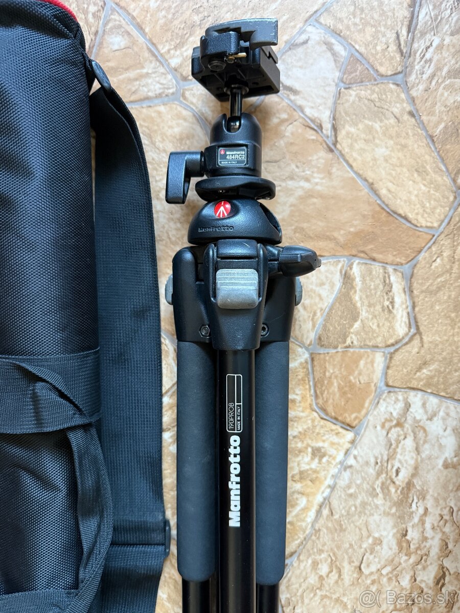 Manfrotto 190PROB + Manfrotto 484RC2 hlava - 2