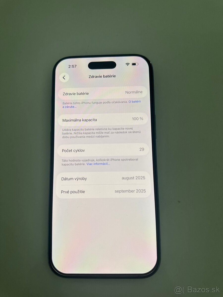 Predám, vymením iPhone Air 256GB Sky Blue - 2