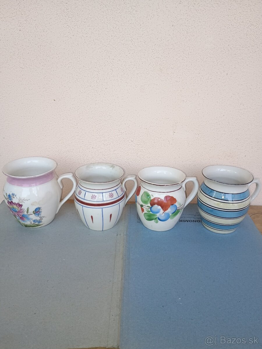 Starožitné šálky a porcelanový kalamár - 2