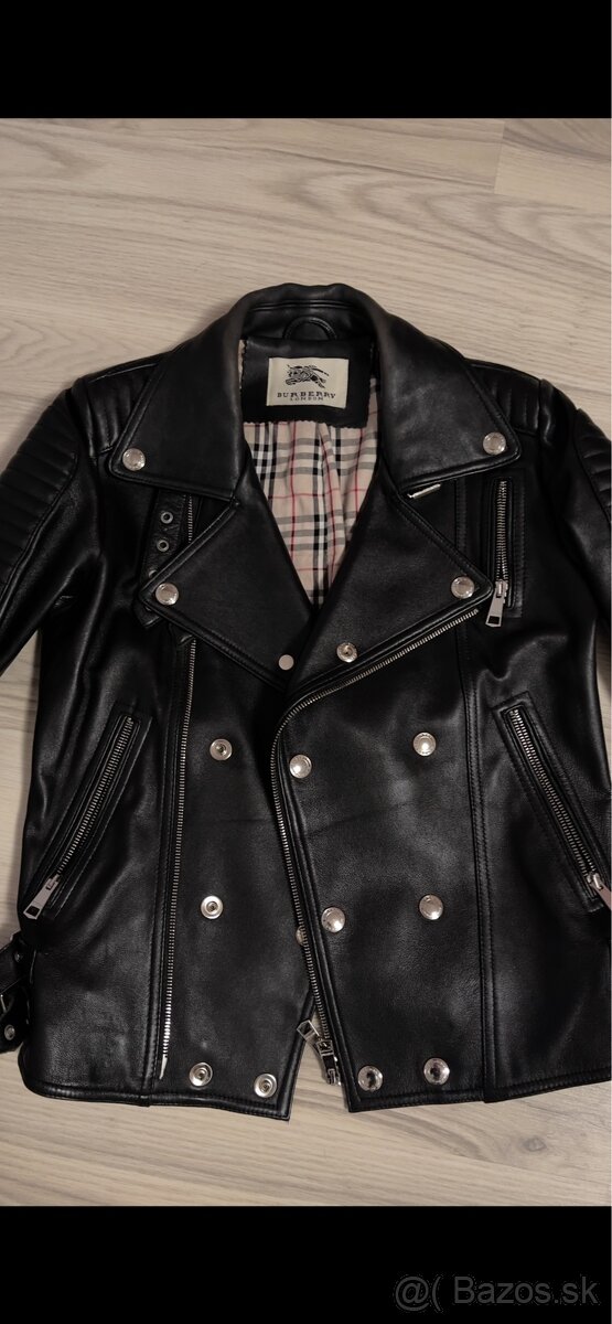 Burberry kožená bunda veľ.xs-S - 2