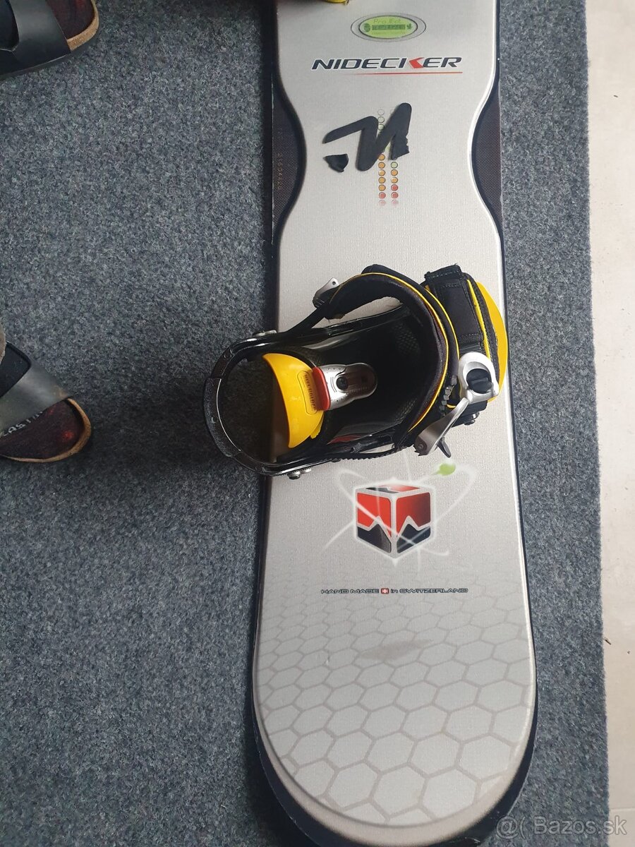 Snowboard s viazaním a topankami - 2