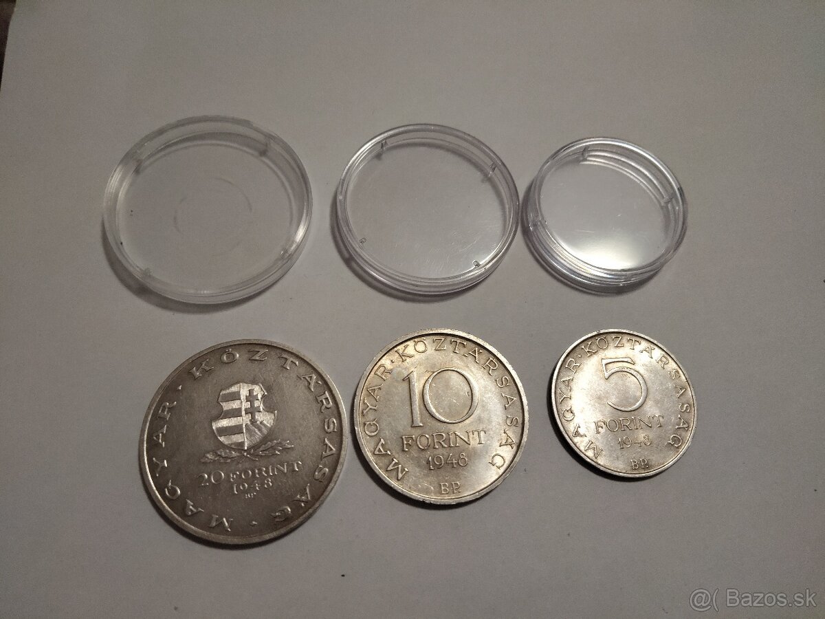 Maďarské strieborné mince - 2
