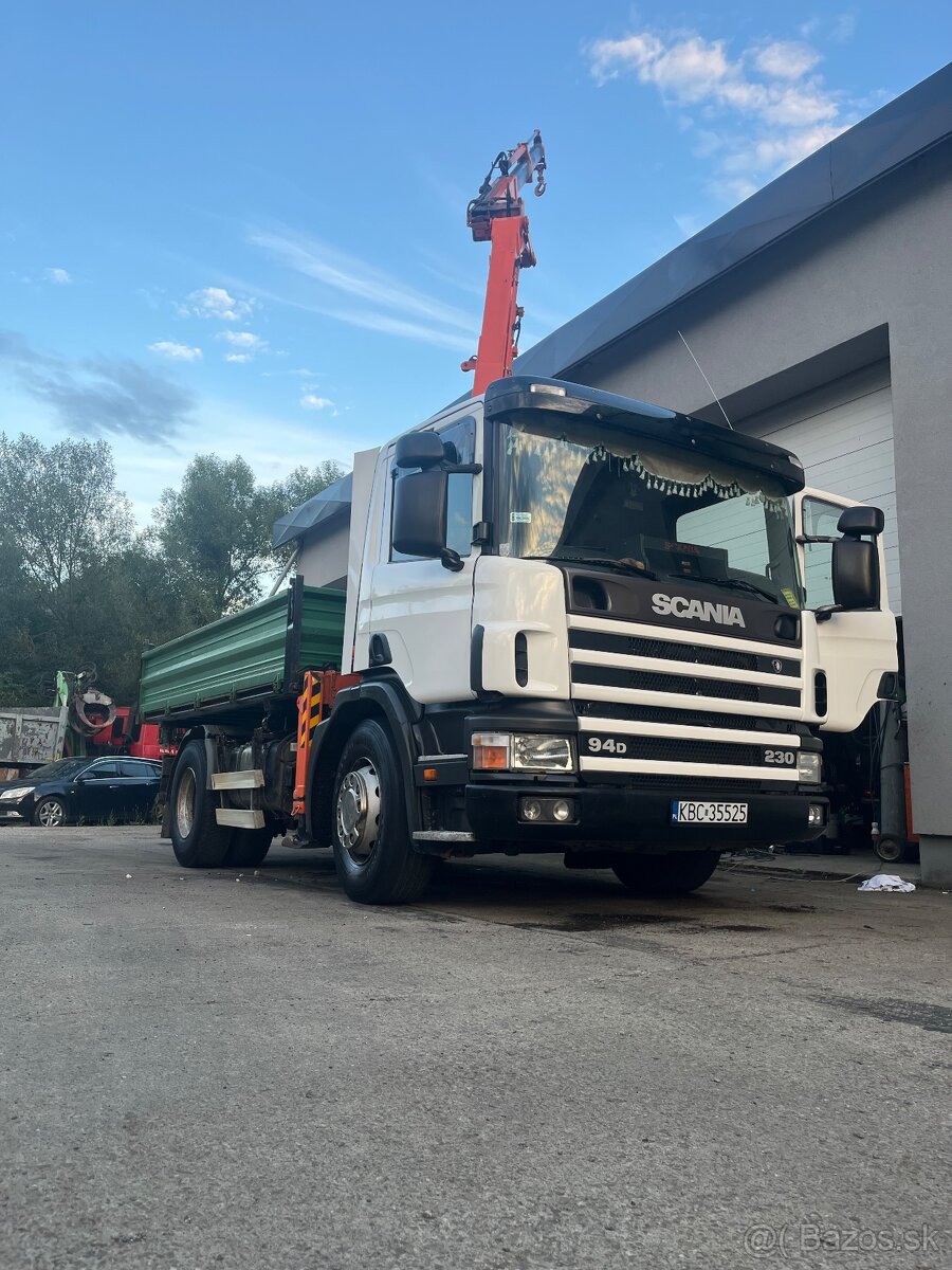 Scania vyklapac s hydraulickou rukou - 2