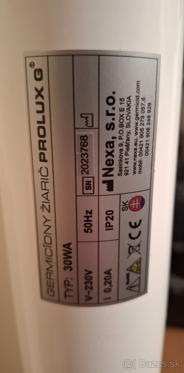 Germicídny žiarič - 2