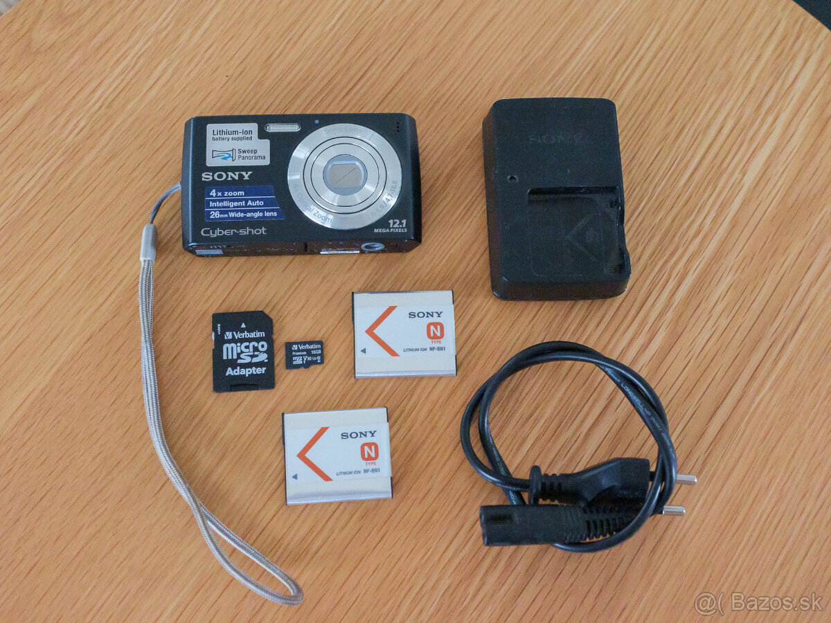 Sony Cyber-shot DSC-W510 čierny - 2