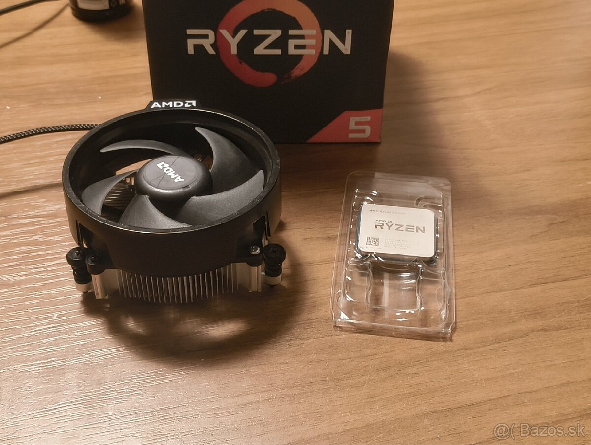AMD Ryzen 5 2400G + originál AMD chladič + balenie - 2