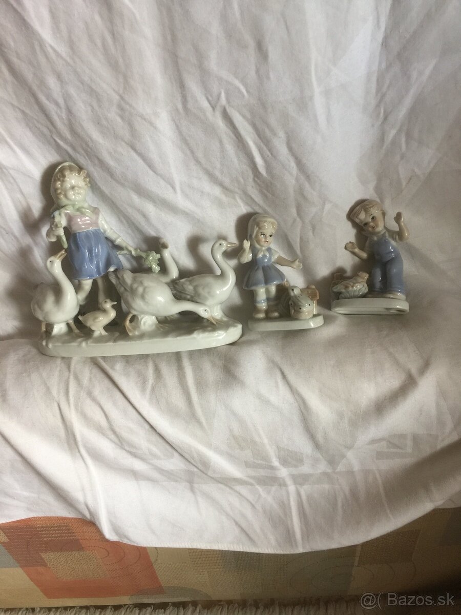 rôzne porcelánové keramické veci- sošky +iné - 2