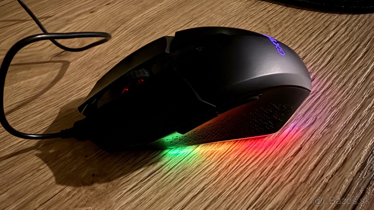 Herná myška (Trust) + klavesnica (Mars Gaming) - 2