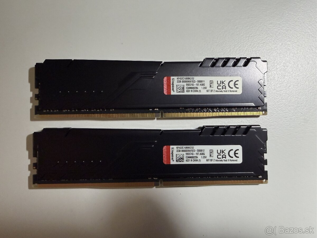 Kingston FURY 32 GB KIT DDR4 3200 MHz CL16 Beast Black - 2