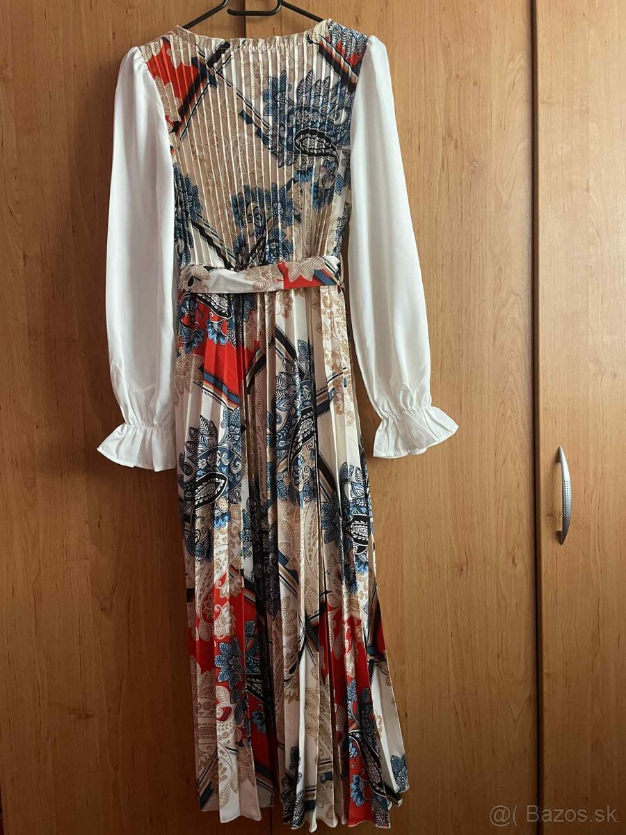 Dlhé plisované šaty - 2