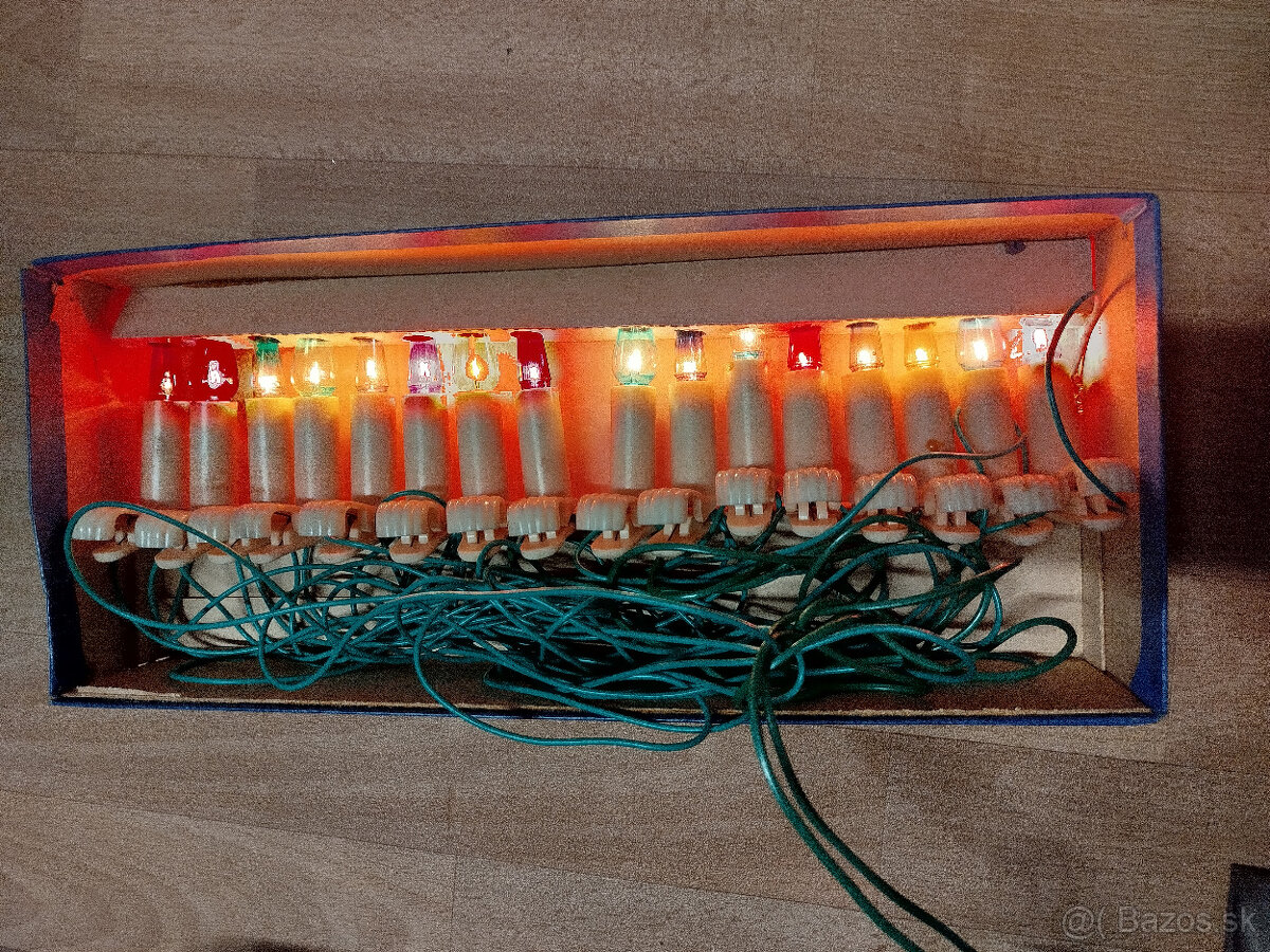 Retro sviečky a kópia na vianočný stromček - 2