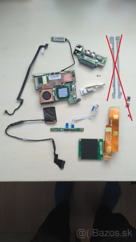 Asus Eee PC 1008HA - náhradné diely - 2