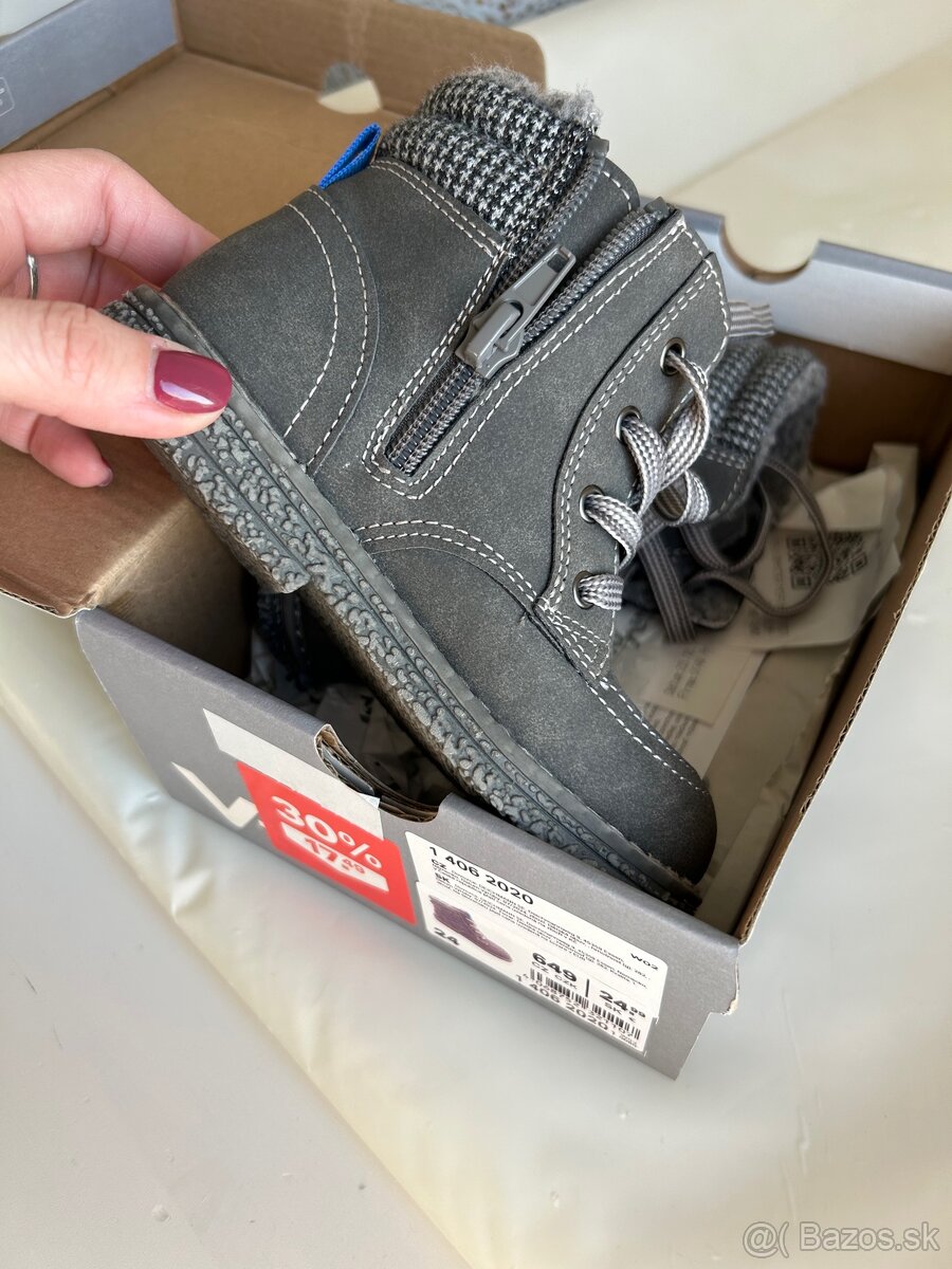 Detské topánky veľkosť 24 (Deichman) - 2