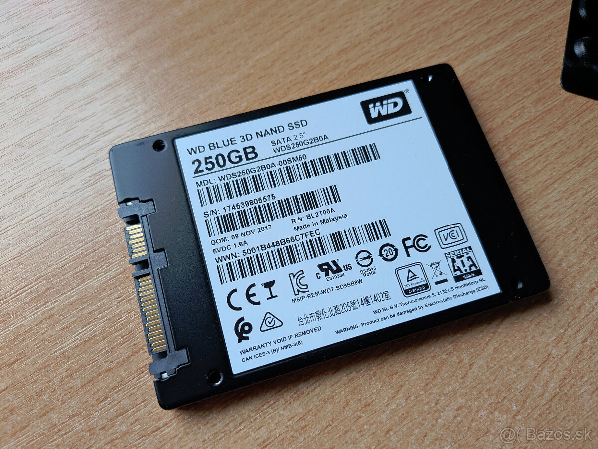 WD Blue 250GB SSD 2.5" - 2