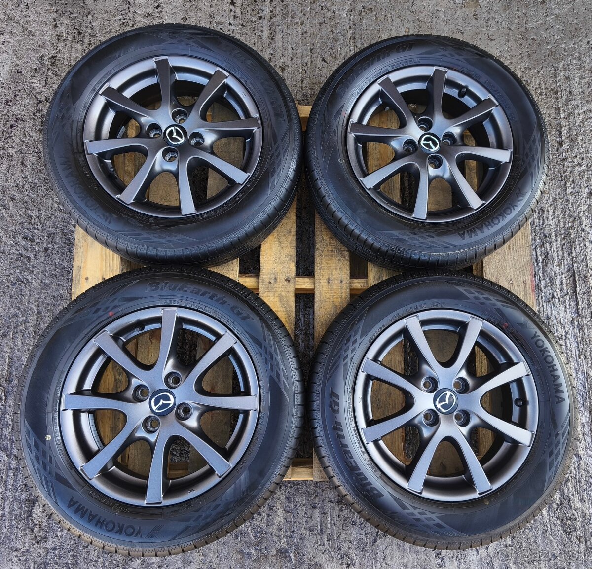 MAZDA 2 R15 ORIG.ZANOVNE ALU/PNEU - 2