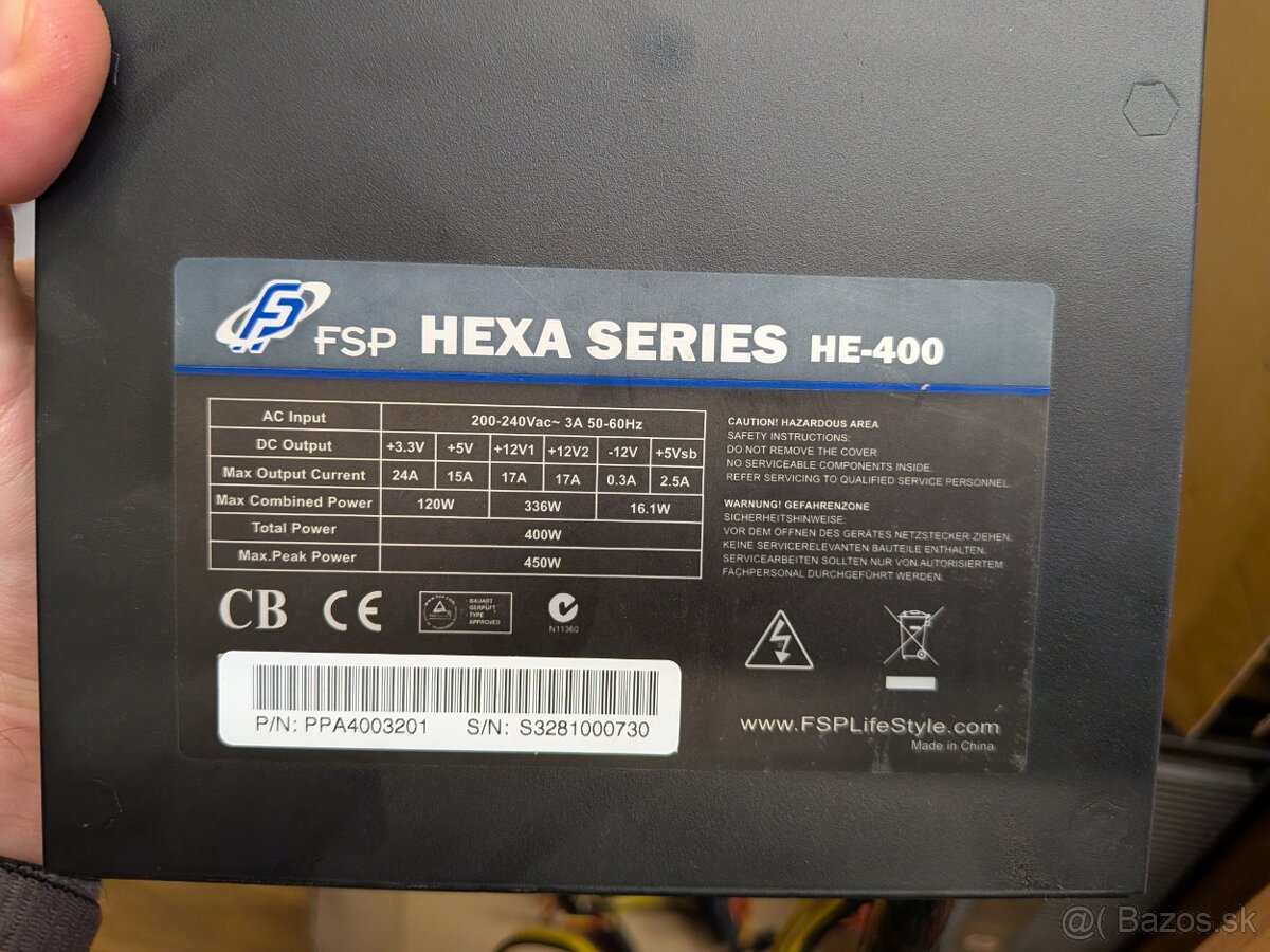 Zdroj FSP FORTRON HEXA HE-400 - 2