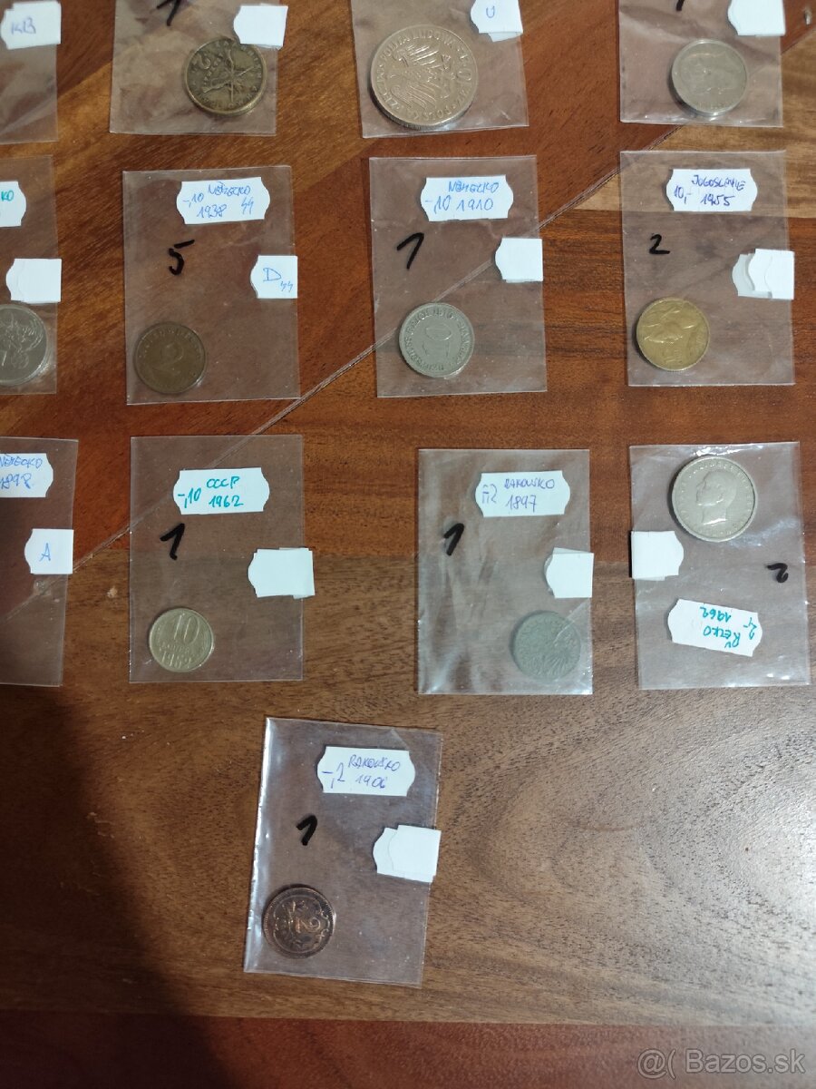 Staré mince mix - 2