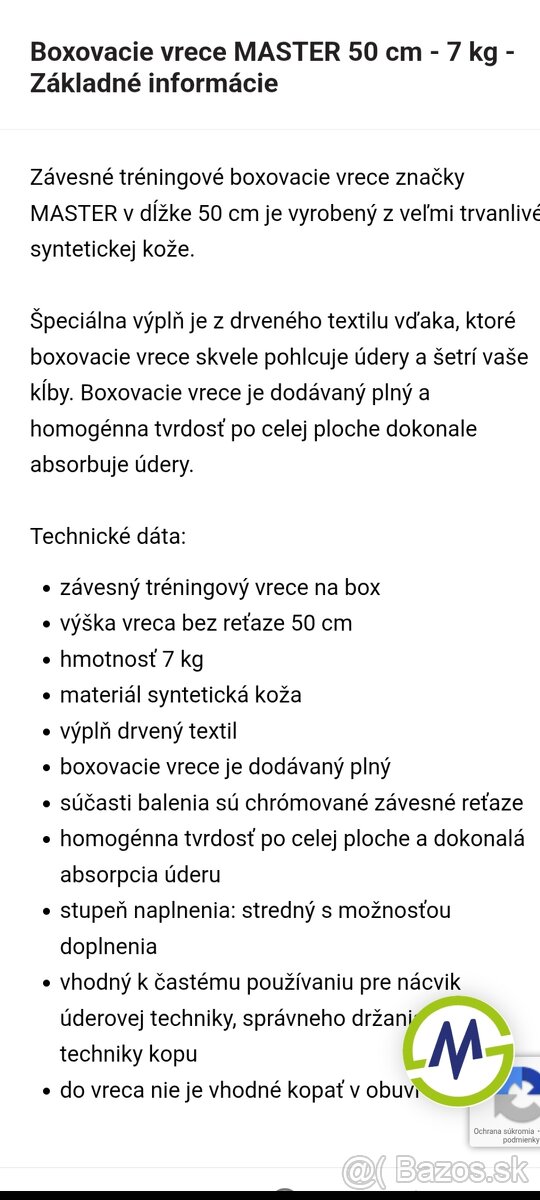 Boxovacie vrece - 2