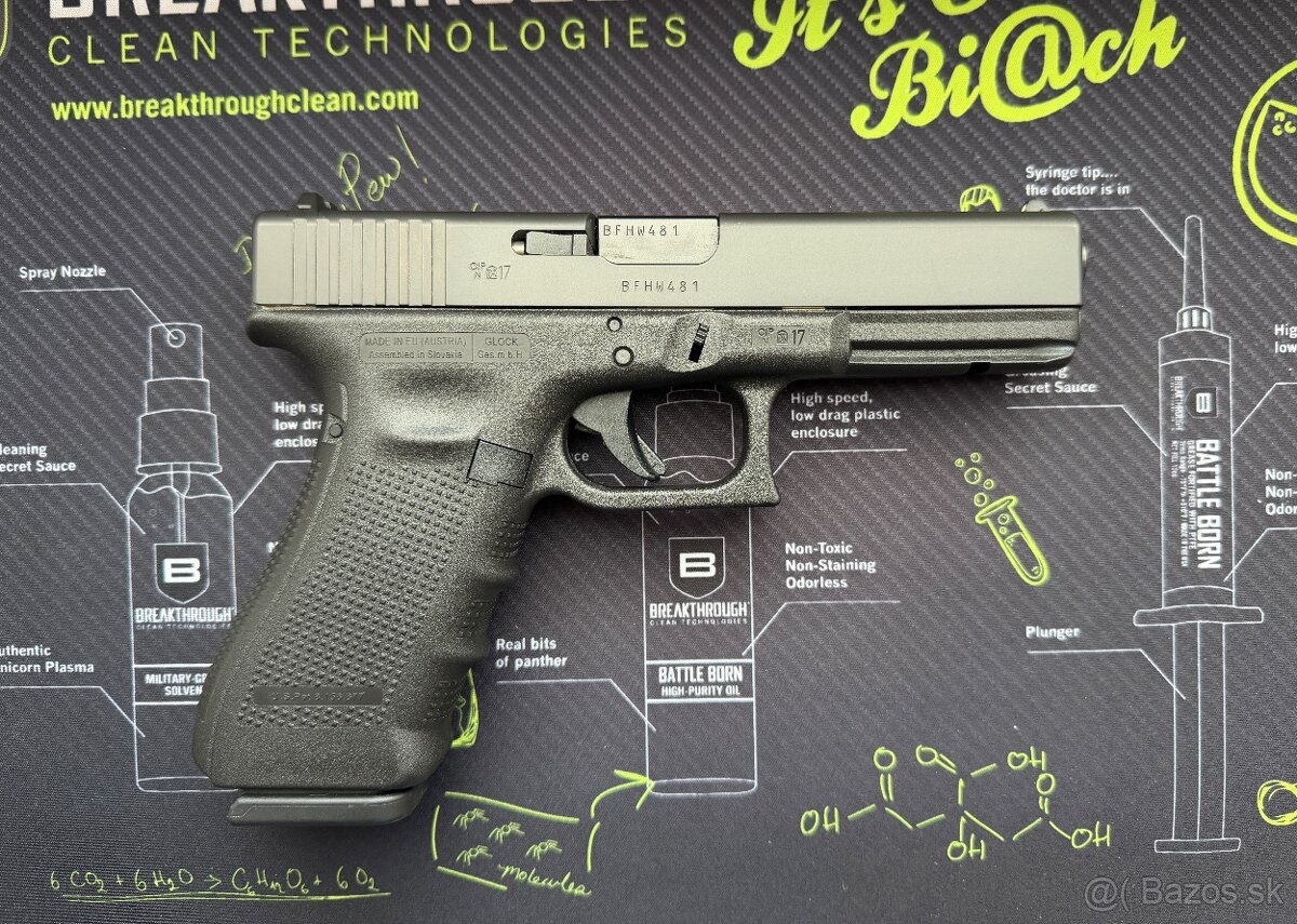 Predám Glock 17 gen4 9x19 - 2