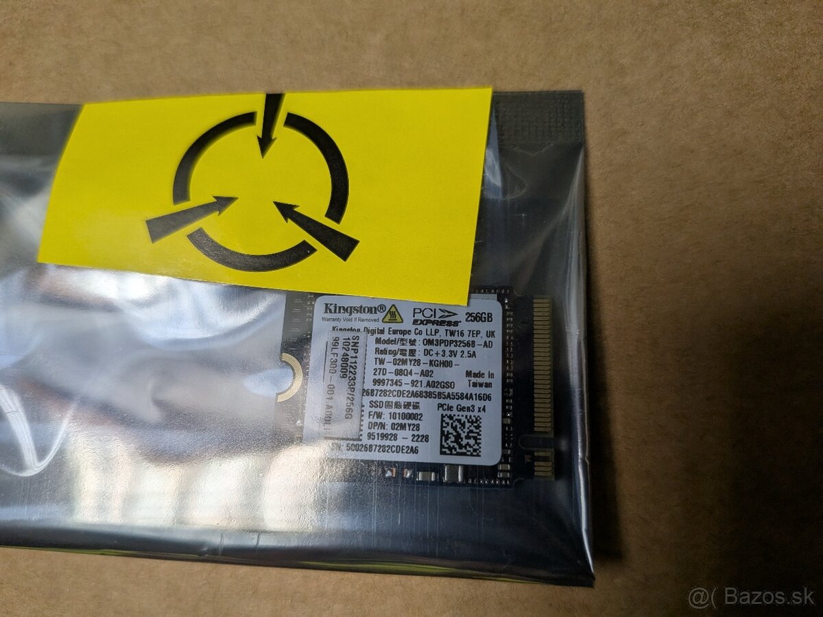 256Gb Dell M.2 2230 PCIe NVMe Hdd - 2