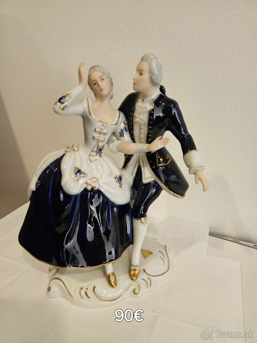 Porcelánová soška - Tanečníci - Royal dux - 2