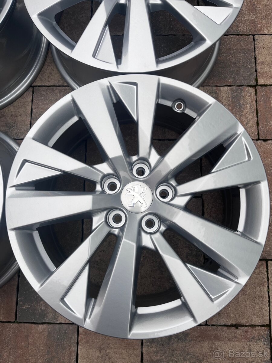 Orig. hliníkové disky Peugeot R17, 5x108 - 2