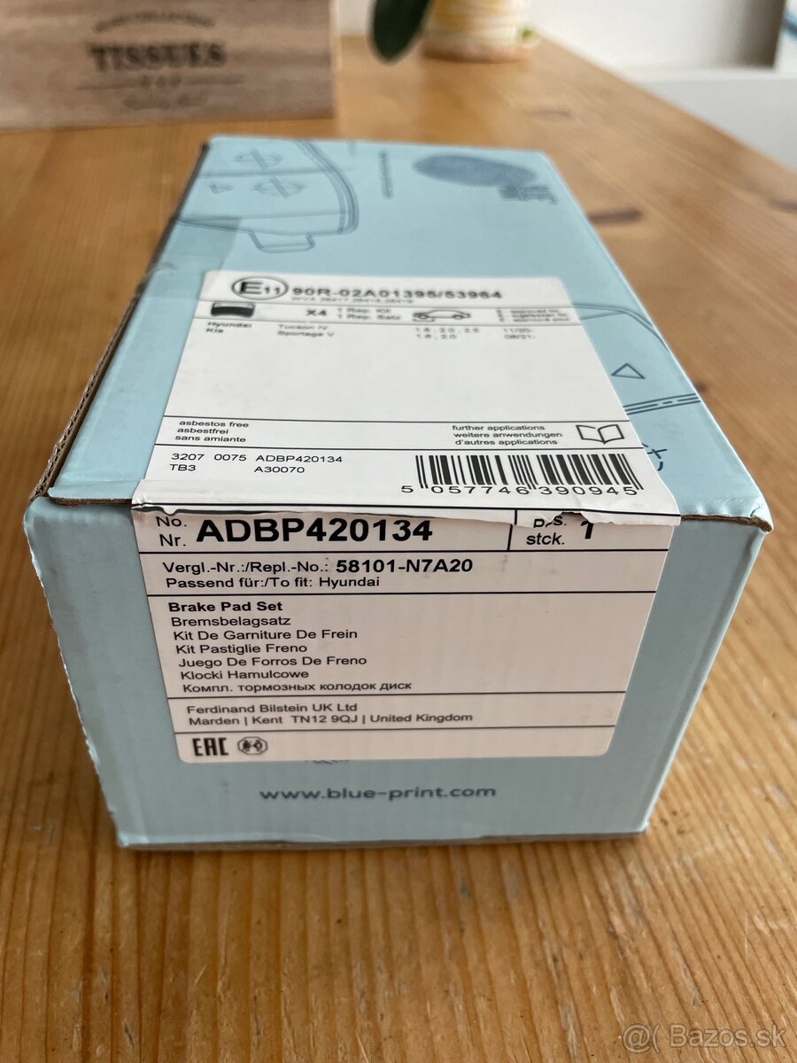 Brzdové platničky pre Hyundai Tucson IV , KIA Sportage V - 2