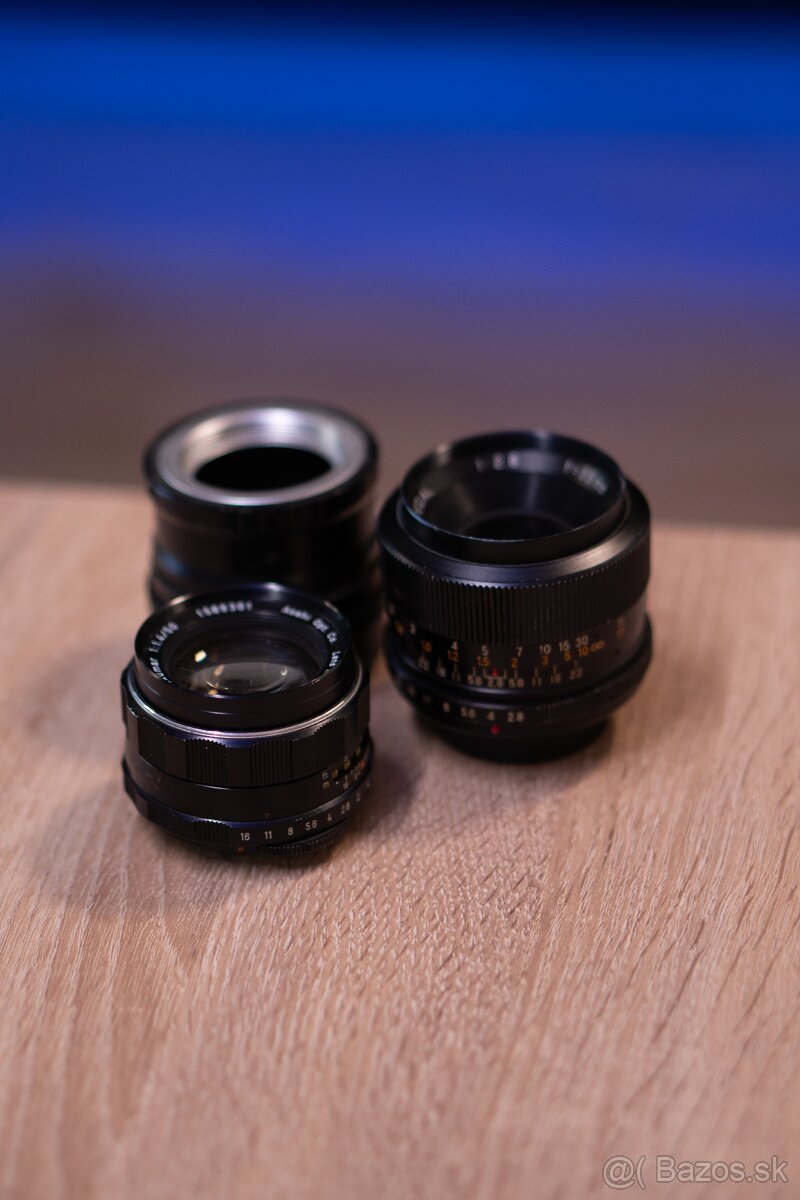 Starý objektív M42 - Revuenon-special 35mm f 2.8 - 2