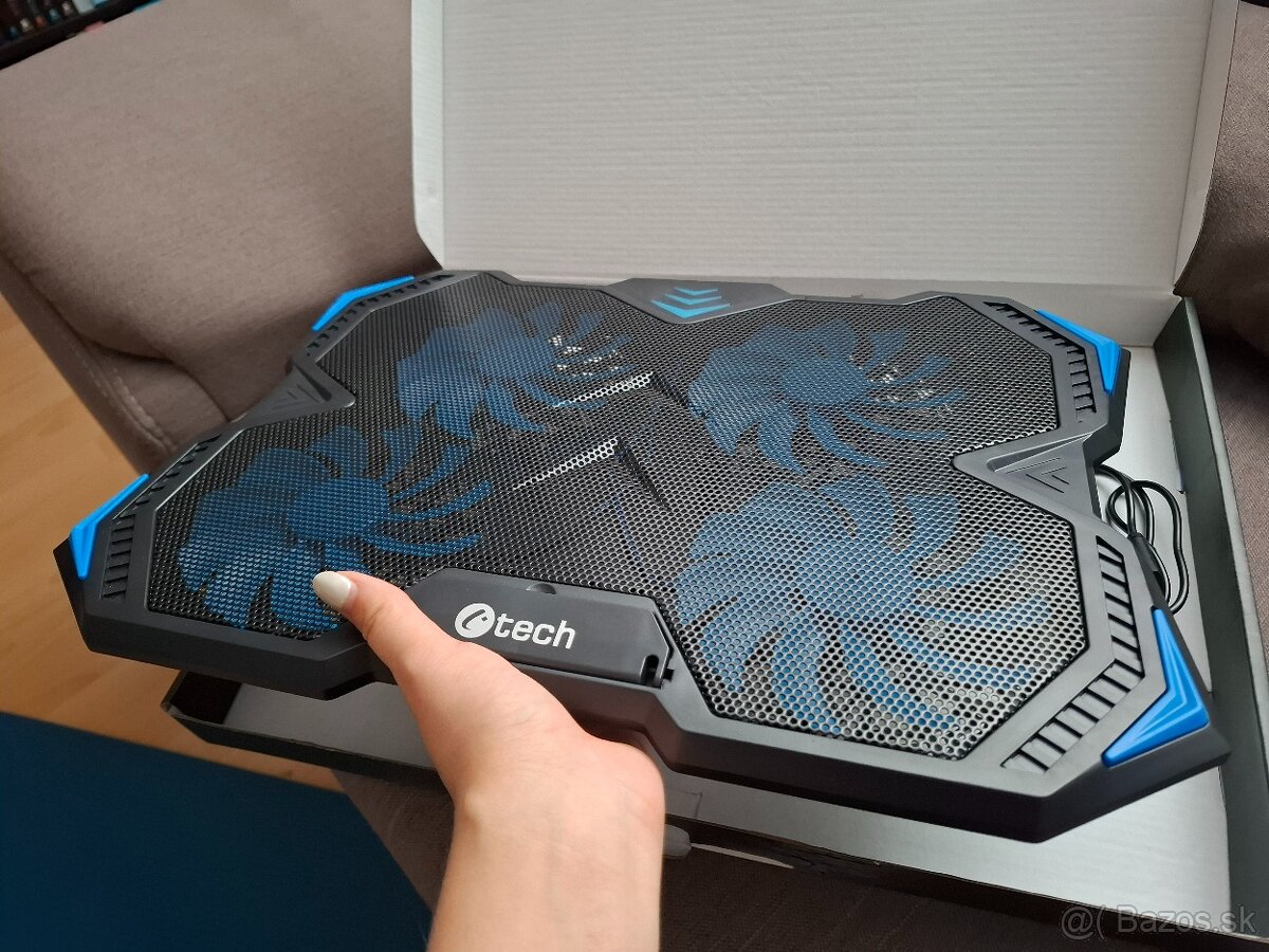 Chladiaca podložka pod notebook - C-Tech Zefyros GCP-01B - 2