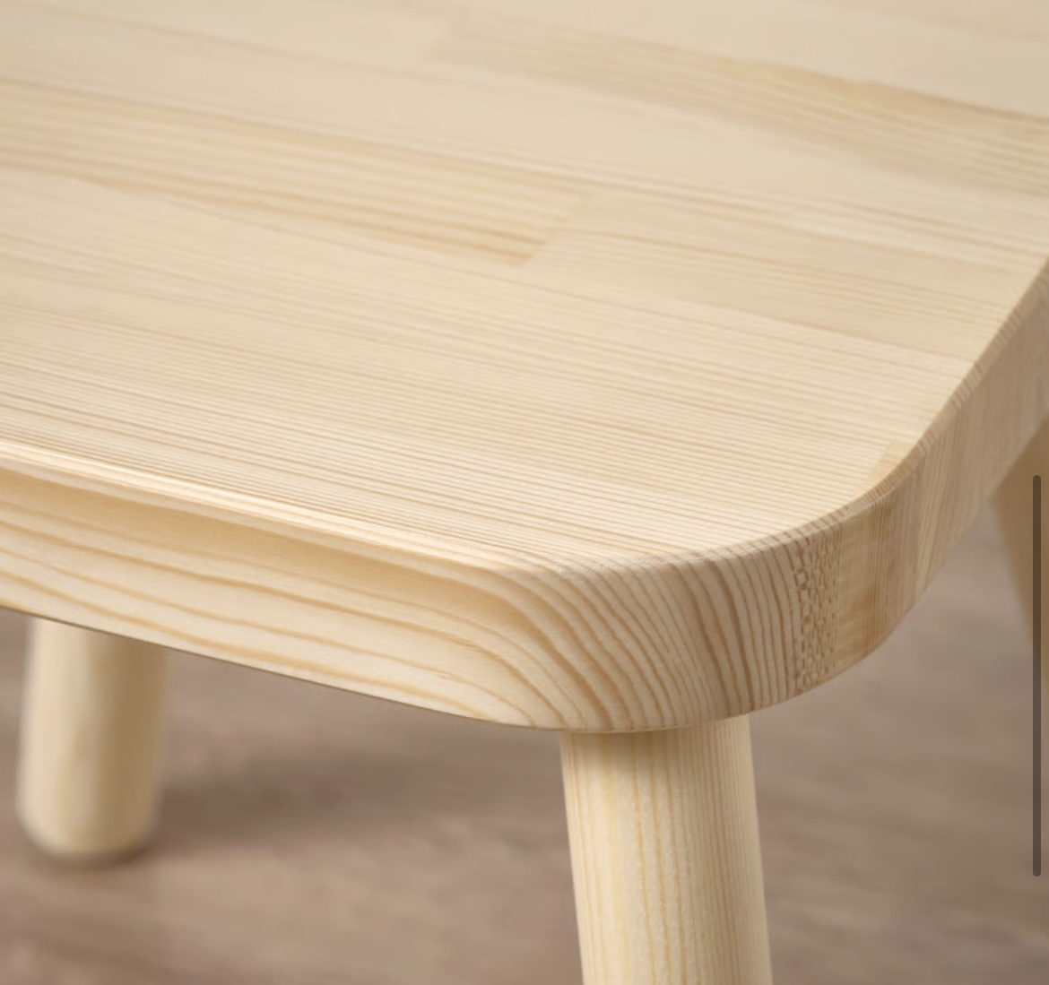 IKEA FLISAT Detská stolička (borovica) - 2