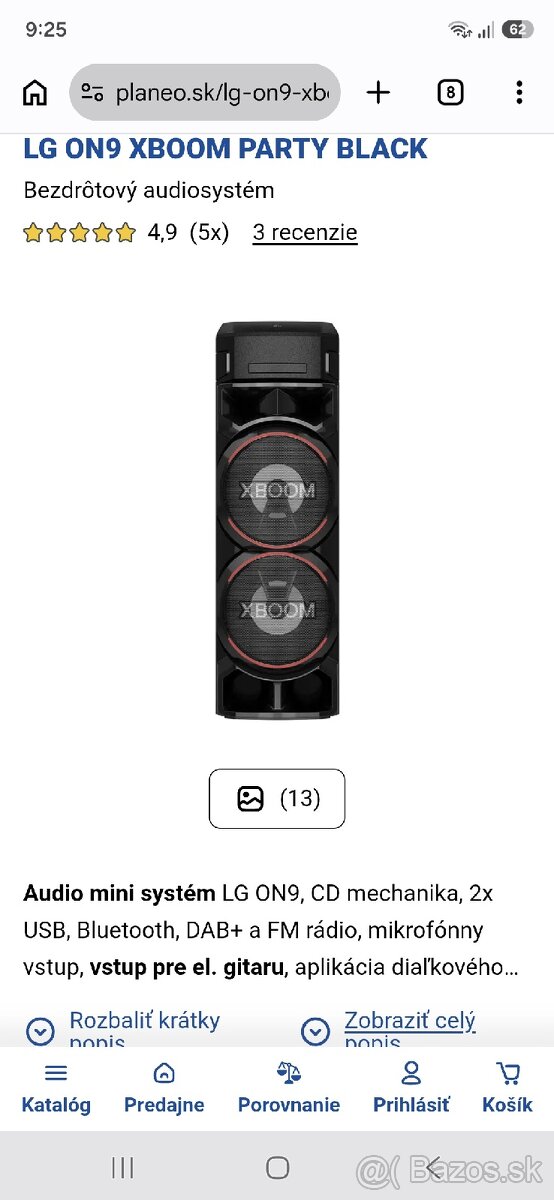 Lg reproduktor. - 2