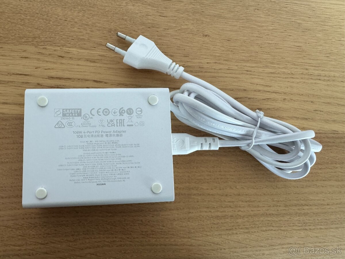 Nabíjačka Belkin USB-C, USB-A - 2