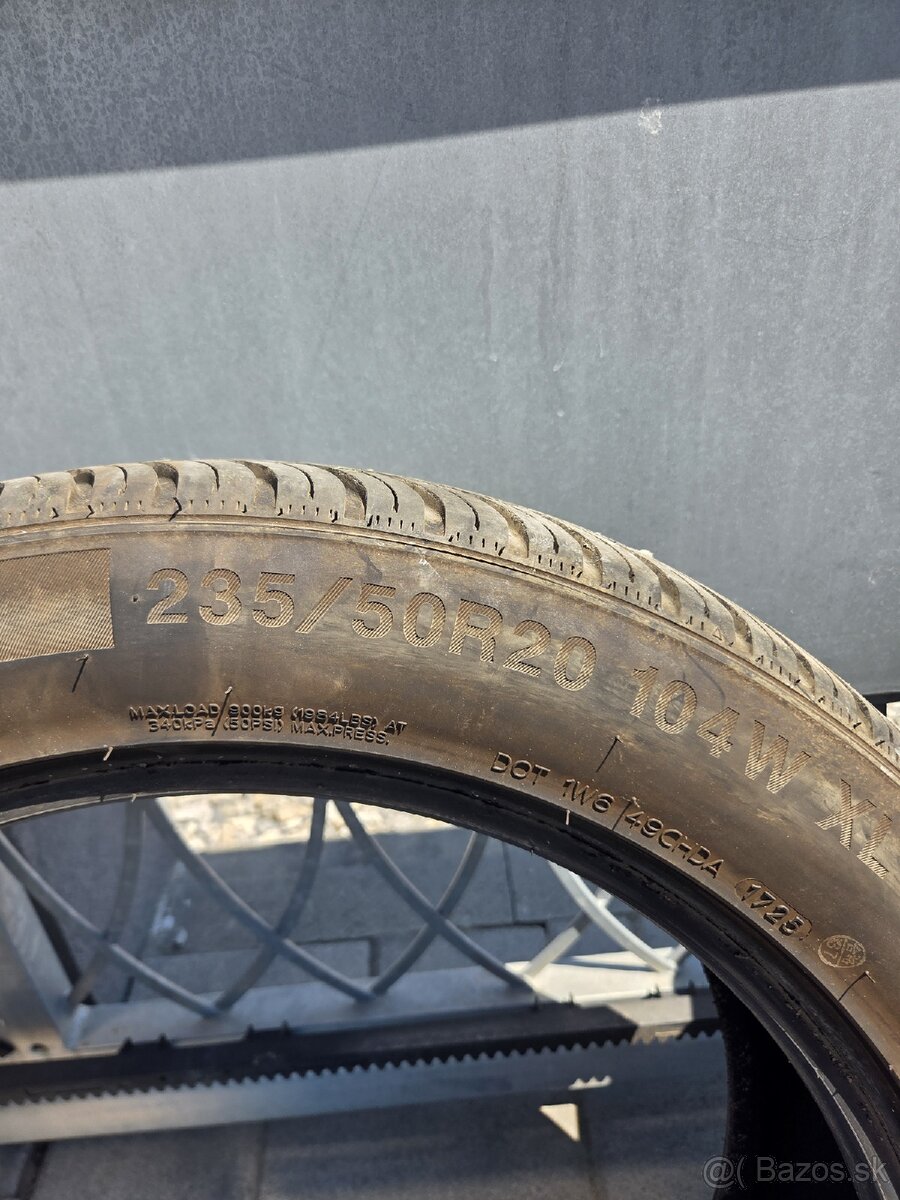 vw id4 pneumatiky 235/50 r20 2x celorocne - 2