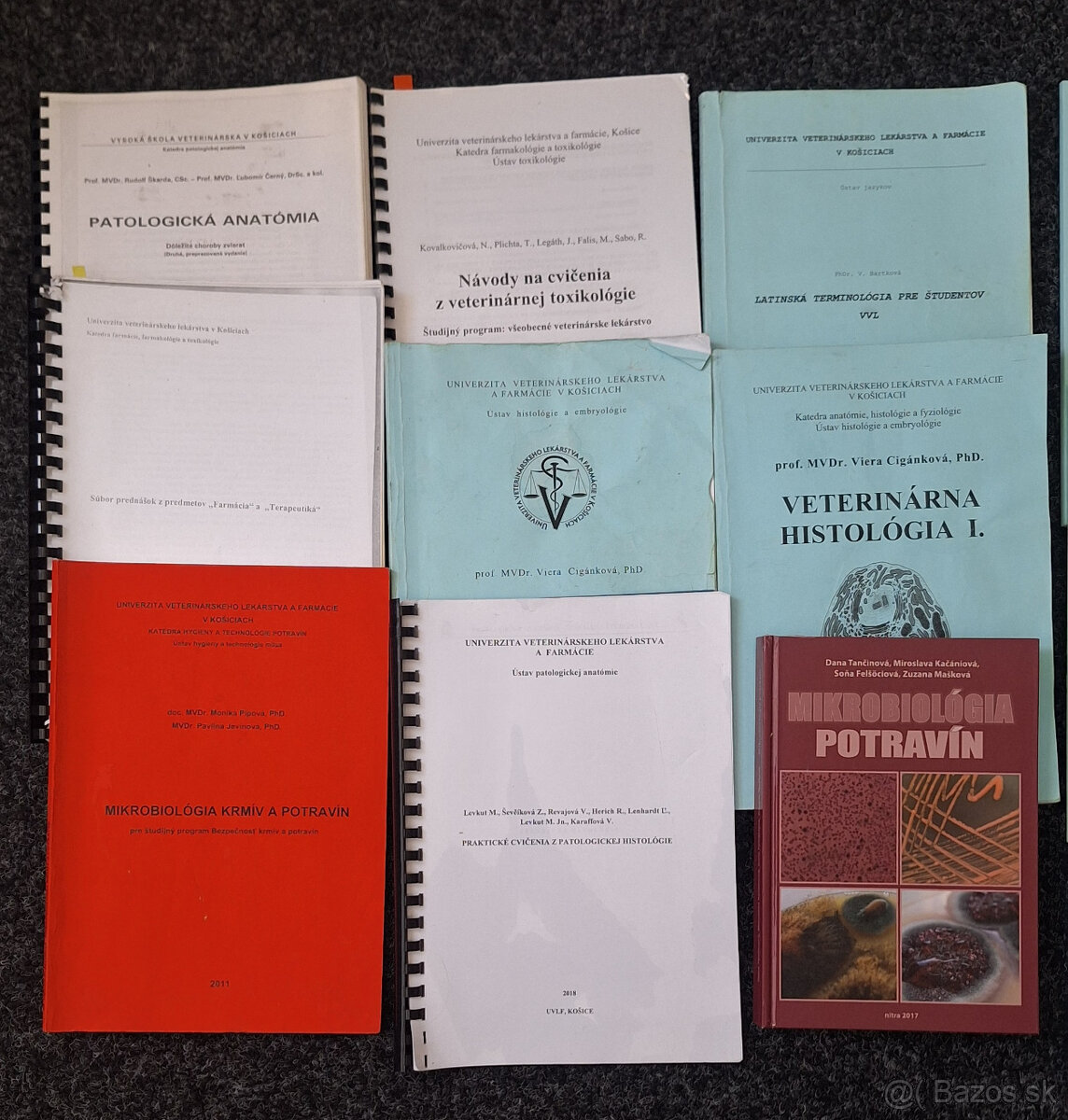 Predám skriptá a študijné materiály pre UVLF - 2